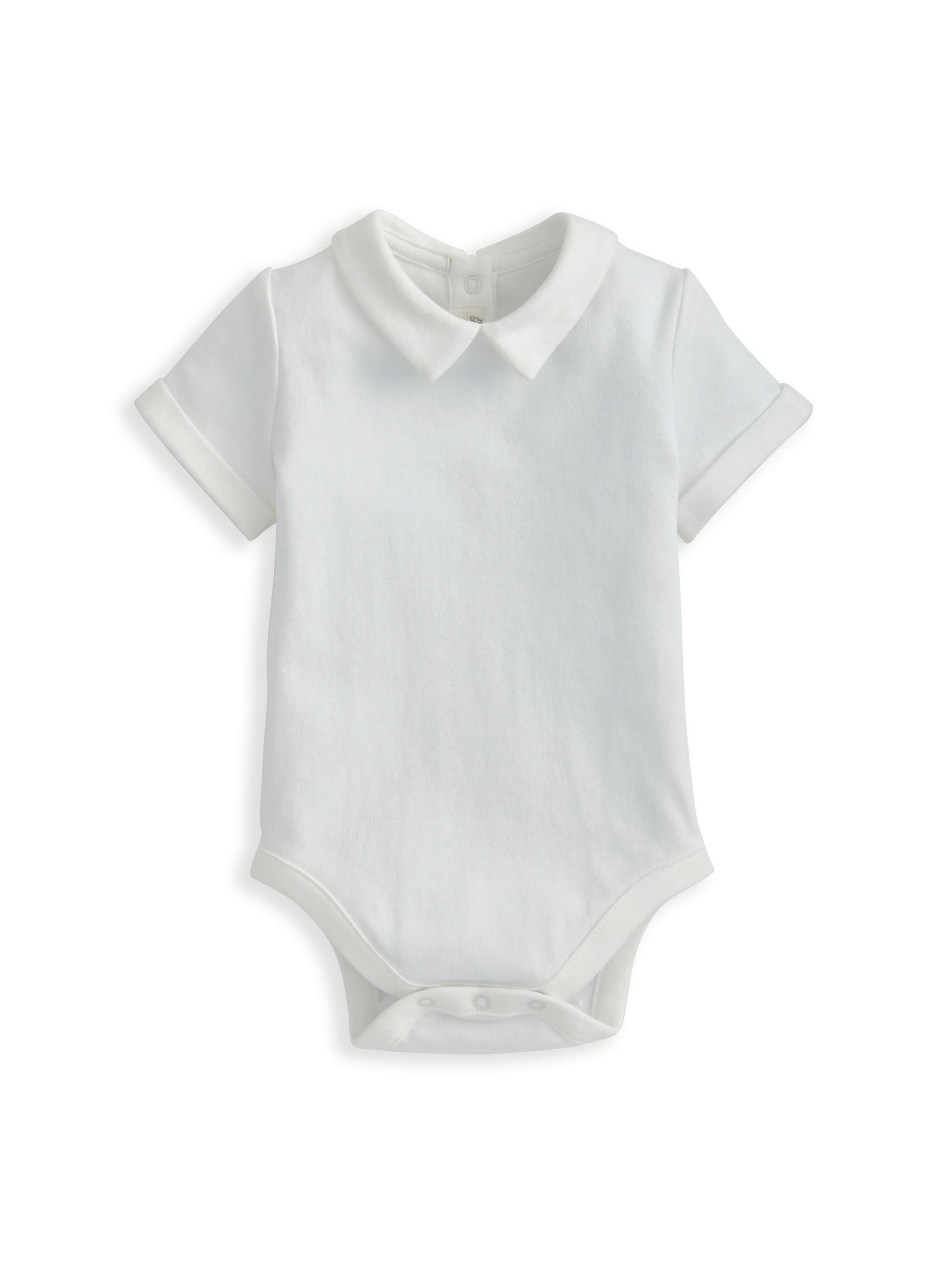 Bodysuit & Dungaree Baby Gift Set with Socks & Bear Comforter image number 6